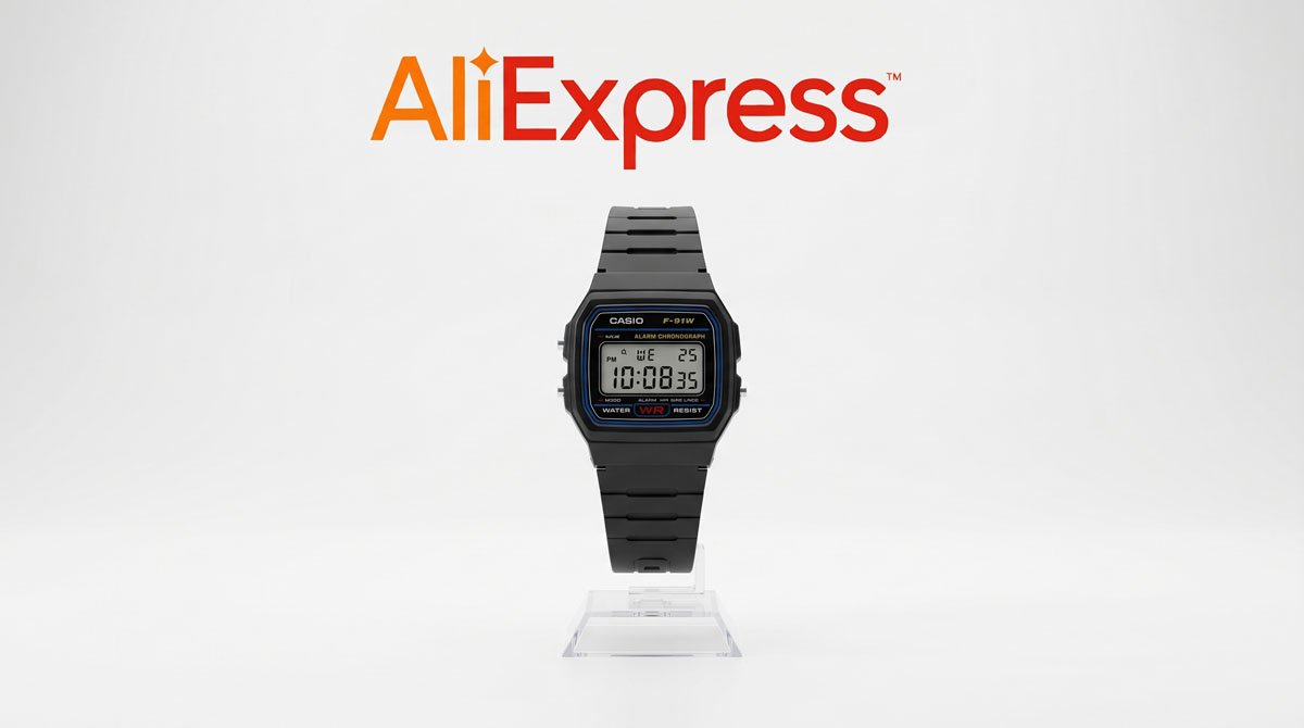 Casio F-91W na AliExpress – Przewodnik kupującego dla Polski